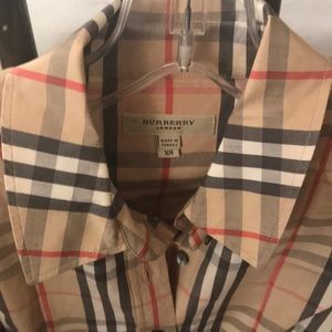 Burberry button Down ladies  shirt